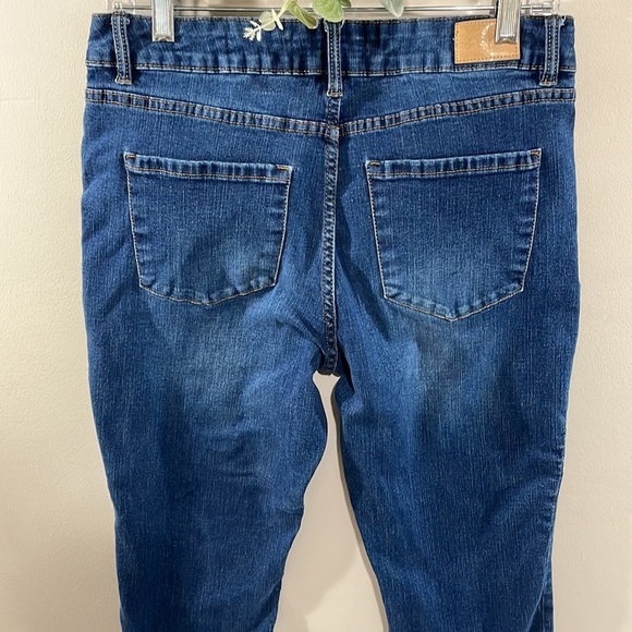 Tahari Kelly Mid Rise Skinny Denim Jeans 12/31 - Picture 5 of 16